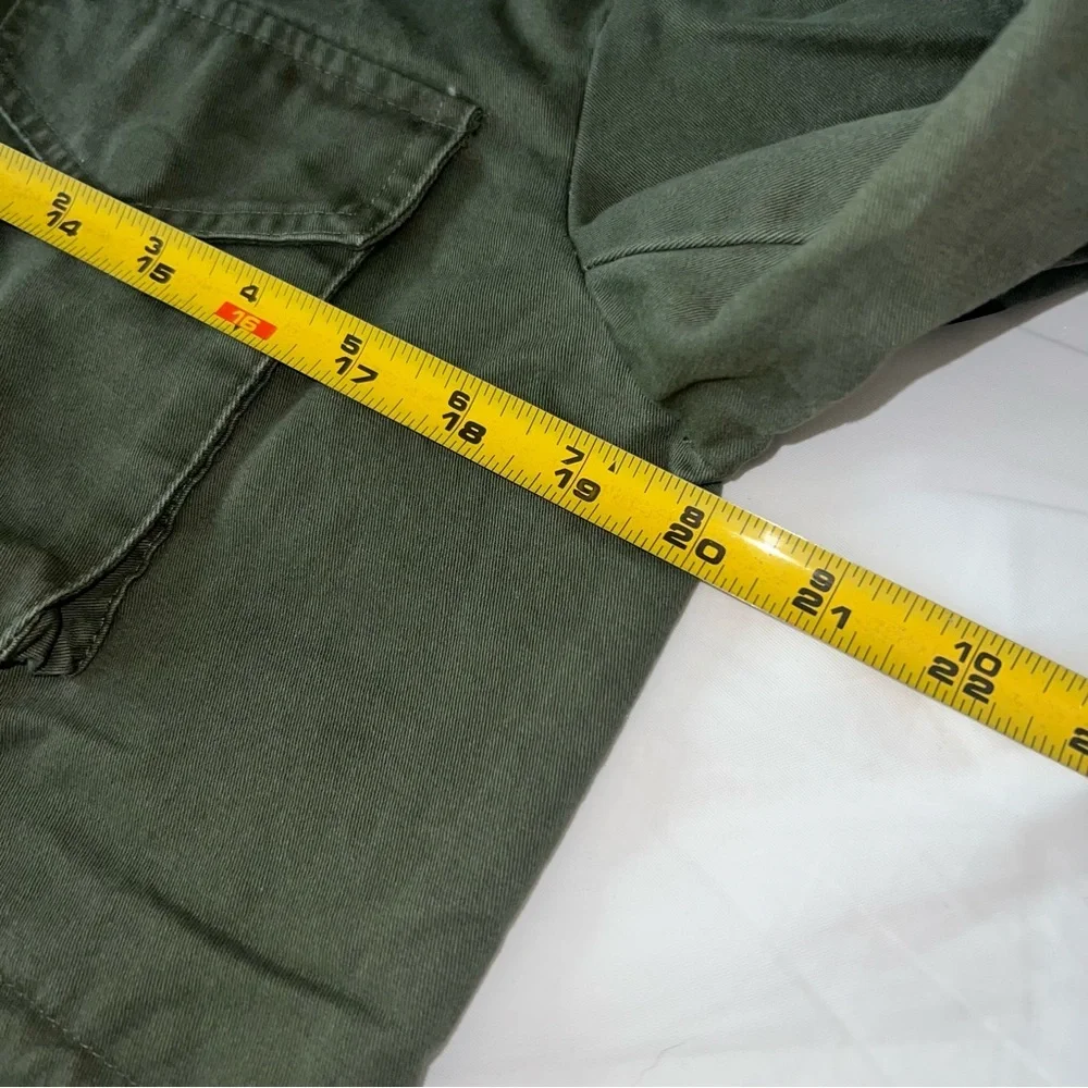 En Creme Womens Embroidery Military Jacket - Olive, Size M - Picture 7 of 12